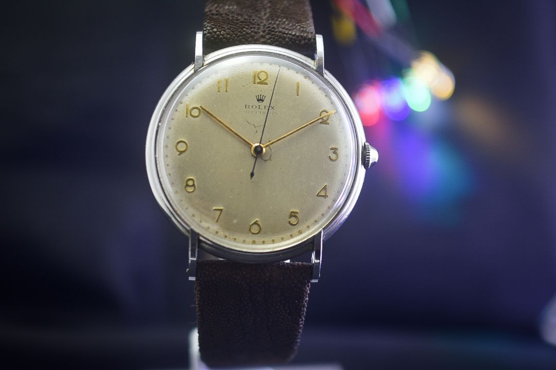 Rolex Snapback 4371 c.1950's Vintage Precision Dress Watch Men's Large Size Manual - Image 1 of 2