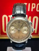 OMEGA Rare Stainless Steel Chronograph Wristwatch Ref: 33.3 c.1939