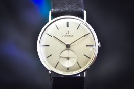 Juvenia Gent's Swiss Made Manual Wind Watch Sub Seconds New Old Stock C.1960's