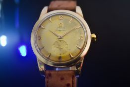 Omega Seamaster Automatic Ref 2494-9 2657 SC c 1952 Large Gold Steel Case