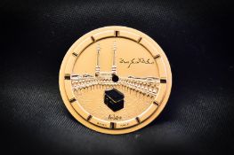 Nestor Custom Mecca Makkah Al Mukarrama Islamic Watch Dial Gold 29.5mm