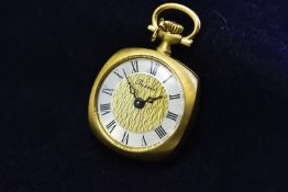 Ladies Pendant President Pocket Watch Gold Mechanical Wind