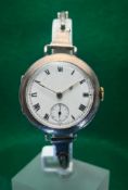 Omega early Wristwatch Sterling Silver c.1900