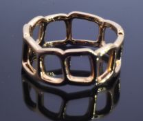 Hermès Niloticus Ring 750 Pink Gold 18ct 3.1g 51 18k HERMES NILOTICUS