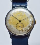 Longines Big Size Sub Seconds Men's Wrist Watch c1940's