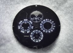 IWC Perpetual Calendar Chronograph Black Watch Dial