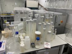 Assorment of measuring clylinders between 2L and 50 Ml