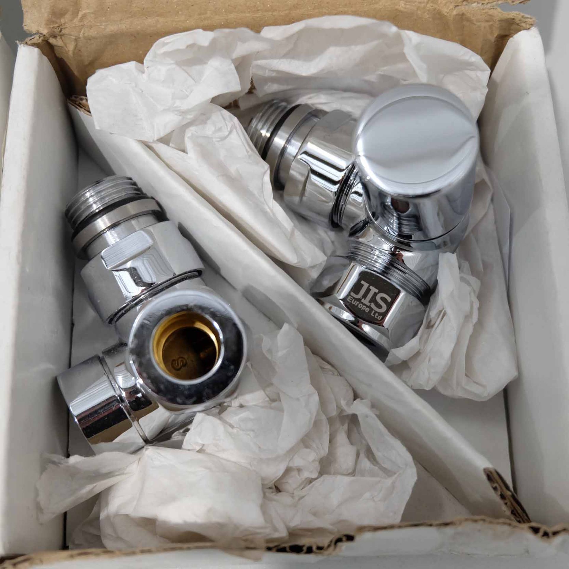 Two Pairs of JLS Europe Profile Valve For Heated Towel Rails. - Image 2 of 6