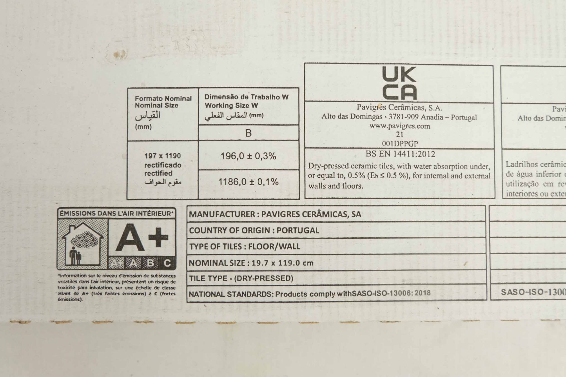 Grespor Porcelain Tiles. 7 Packs of 3 Tiles. Size 119 x 19.7cm. Thickness 10.5mm. Colour: Parquet - Image 4 of 7