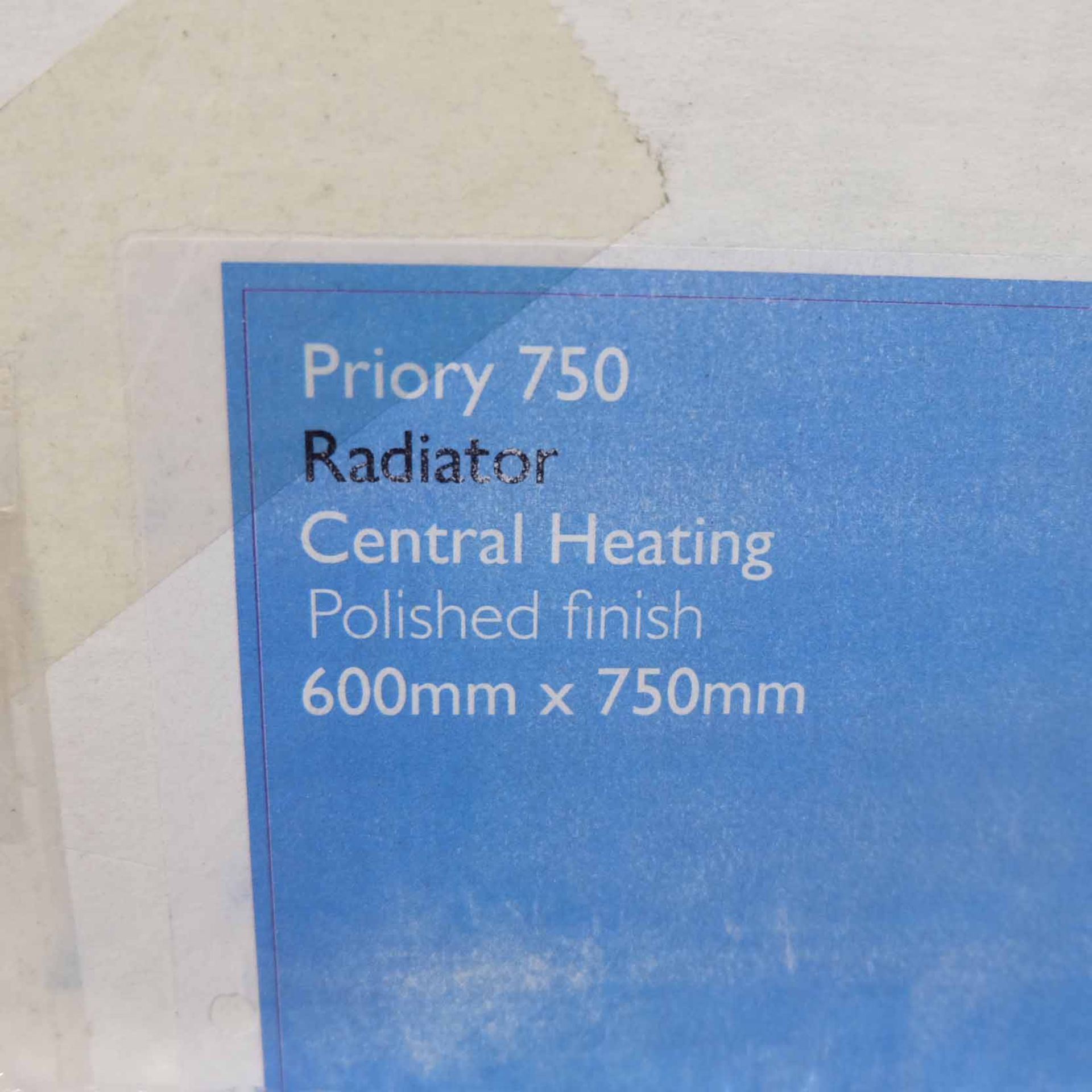 JLS Priory 750 Central Heating Radiator With Cylindrical Adjustable Duel Fuel Kit. Radiator Size 600 - Image 6 of 8