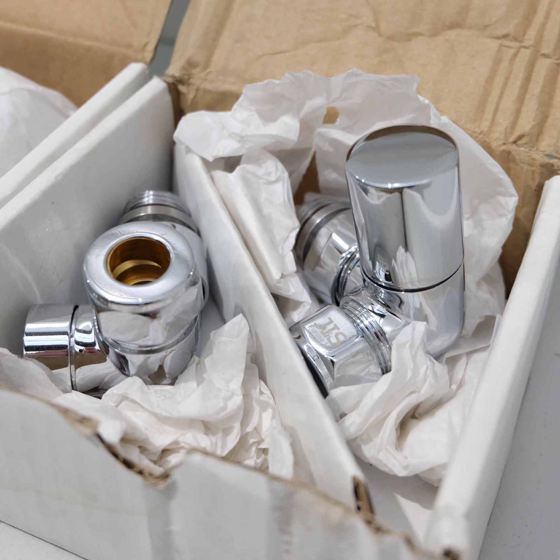 Two Pairs of JLS Europe Profile Valve For Heated Towel Rails. - Image 3 of 6