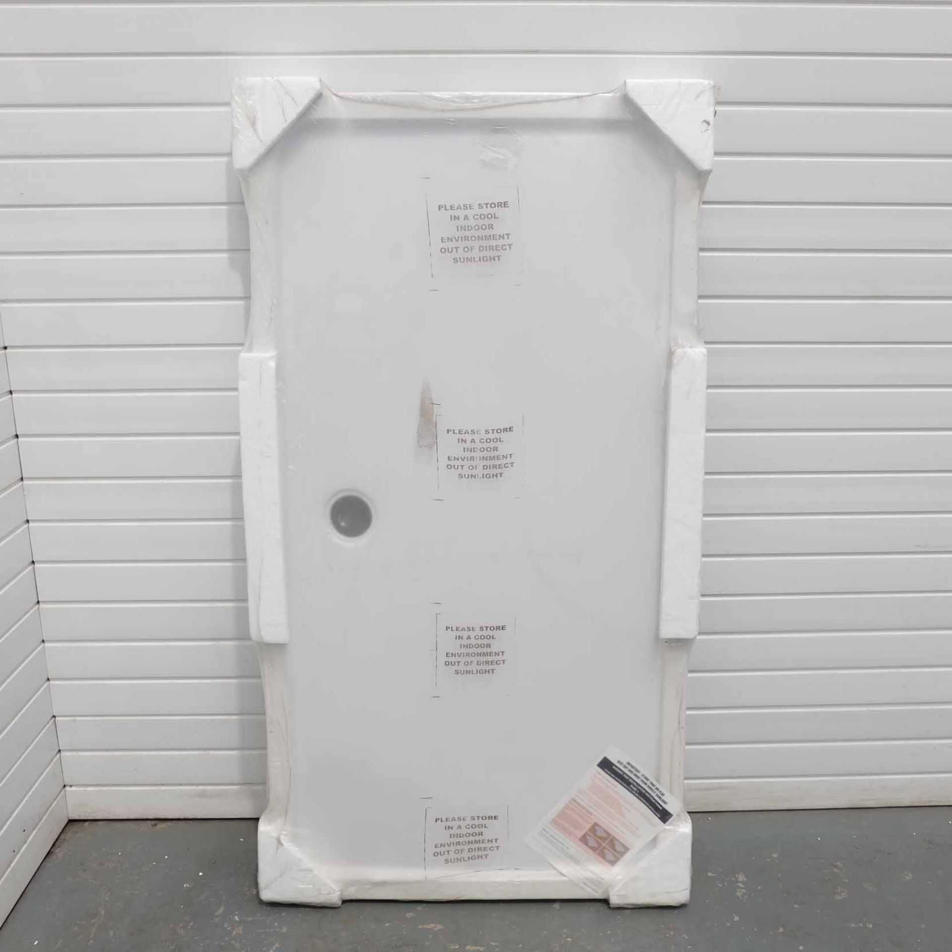 Kudos Kstone Rectangular Shower Tray. Size 1700mm x 900mm x 45mm High. Structured Resin Bonded