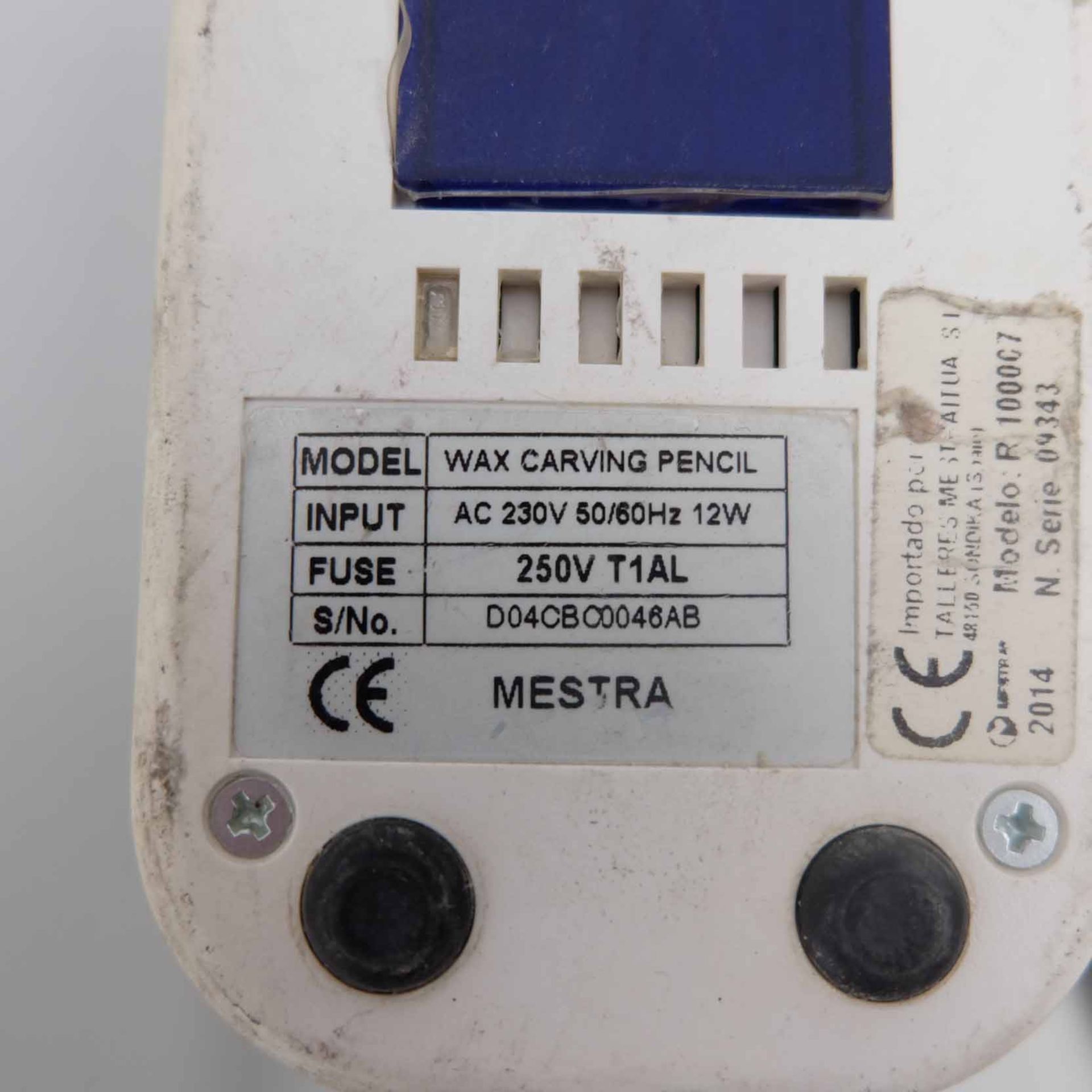 MESTRA Wax Carving Pencil. Single Phase, 230V, 12 Watt. - Image 5 of 5