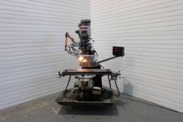 Bridgeport BR2J2 Vari-Speed Head Turret Mill. Table Size 42