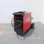 Lincoln Electric Compact 350-1 Mig Welder. Current Range 50-350 Amps. Power at 100%: 200 Amp.