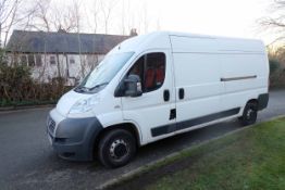 Fiat Ducato 35 Maxi H/R P/V XLB Multijet Van. Year of Manufacture: January 2012.
