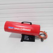 Sealey Space Warmer. Gas Heater. 635mm x 220mm Diameter.
