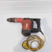 Hilti TE75 Hammer Drill. 110V: Power 1050 Watt. Capacity Steel 13mm. Capacity Concrete 80mm.