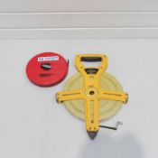 Komelon 10m Tape Measure & Forge Steel 50m Tape Measure.
