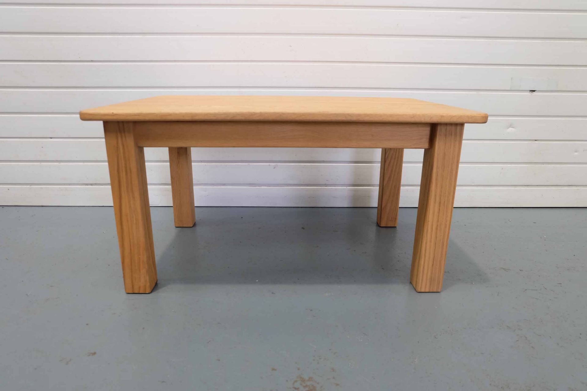 Solid Oak Coffee Table. - Image 4 of 4