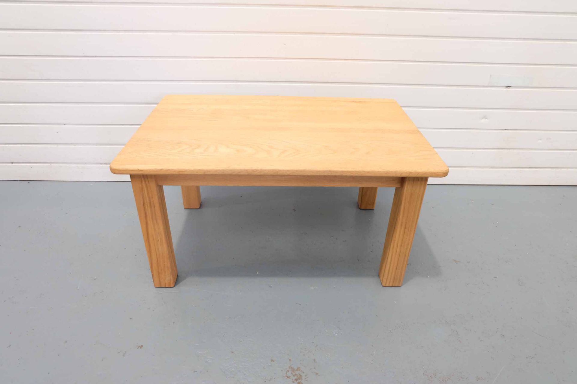Solid Oak Coffee Table.