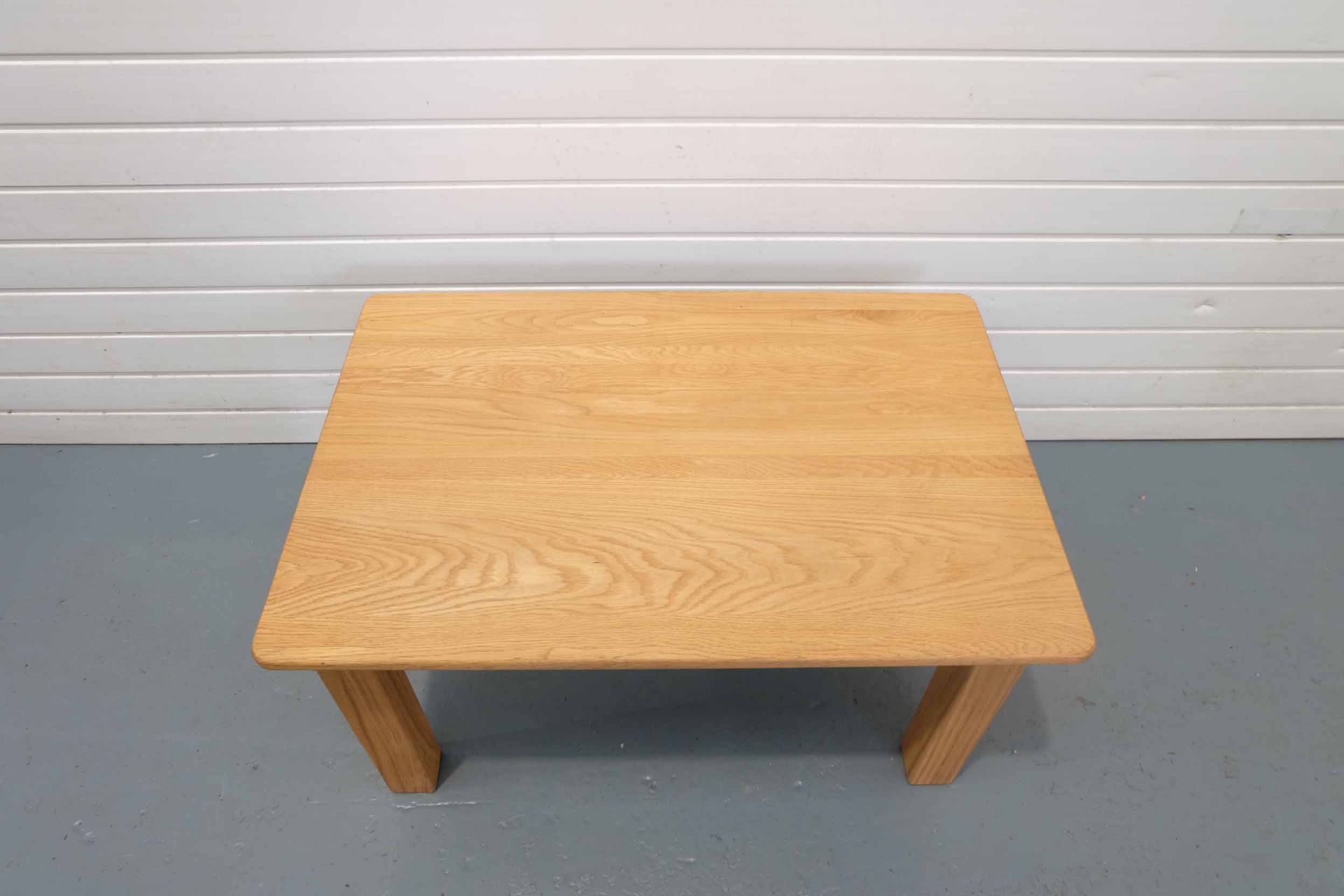 Solid Oak Coffee Table. - Image 3 of 4