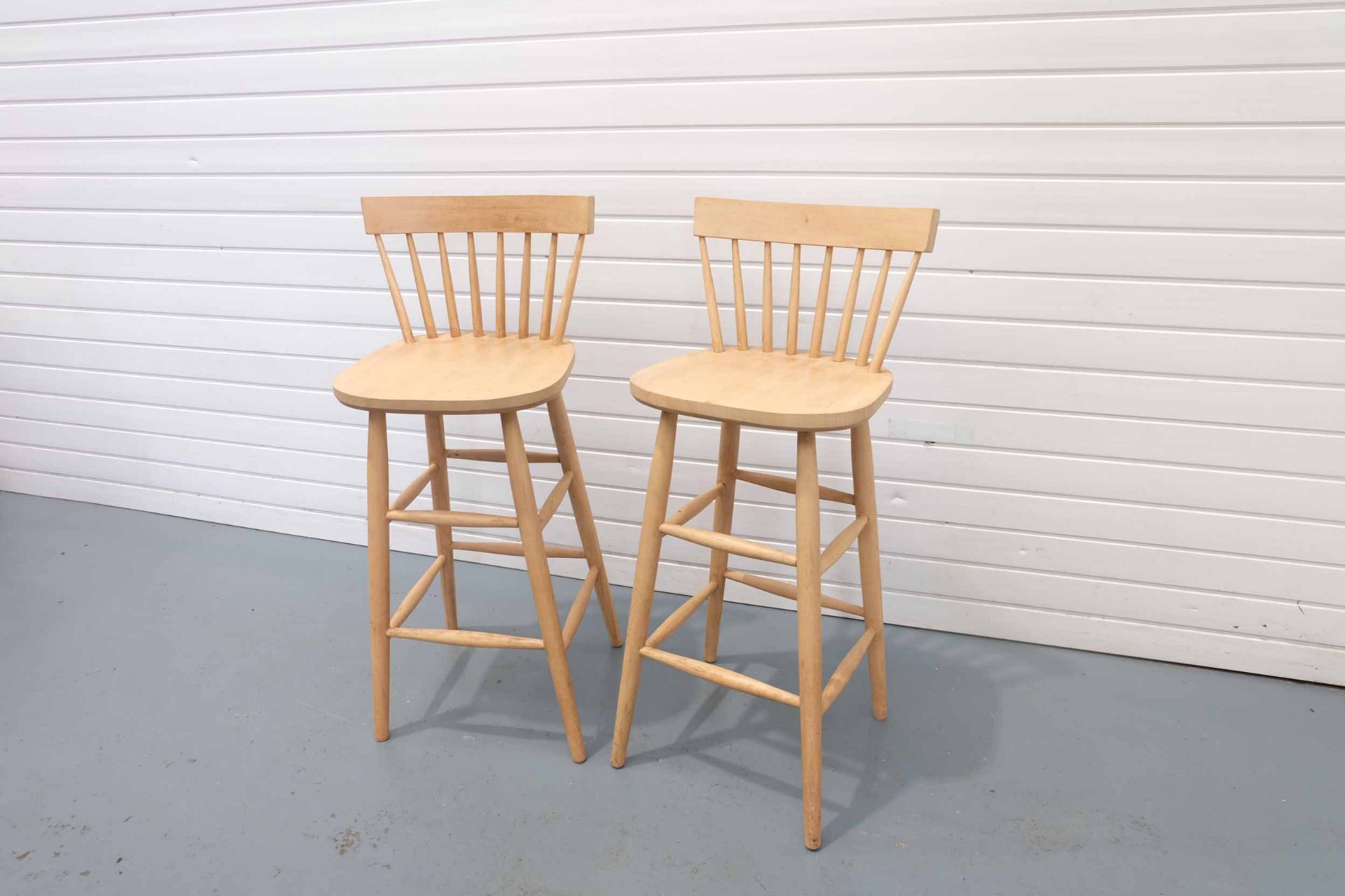 2 x Nordic High Back Bar Stools. - Image 3 of 5