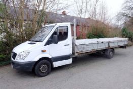 Mercedes-Benz Sprinter 313 CDI Alloy Dropside Lorry. Mileage 157,474. Date of First Registration 12.