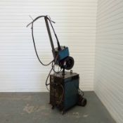 Lincoln CVR 330 Mig Welder With Lincoln AM21 Wire Feeder. Current Range 50 - 315 Amp. Welding Capaci