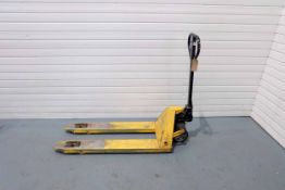 Jack Pallet Truck. Length of Forks 1150mm. Width of Forks 520mm.