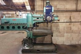 Qualters & Smith R4 Radial Arm Drill. Arm Radius 48