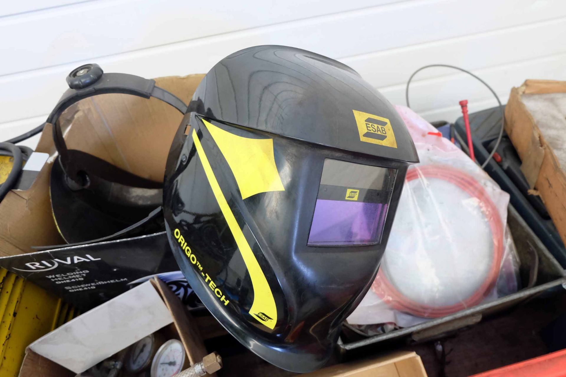 Quantity of Welding Spares & Sureweld 160 Welder. Includes Mig Wire, Tig Wire, Gauges, - Image 10 of 11