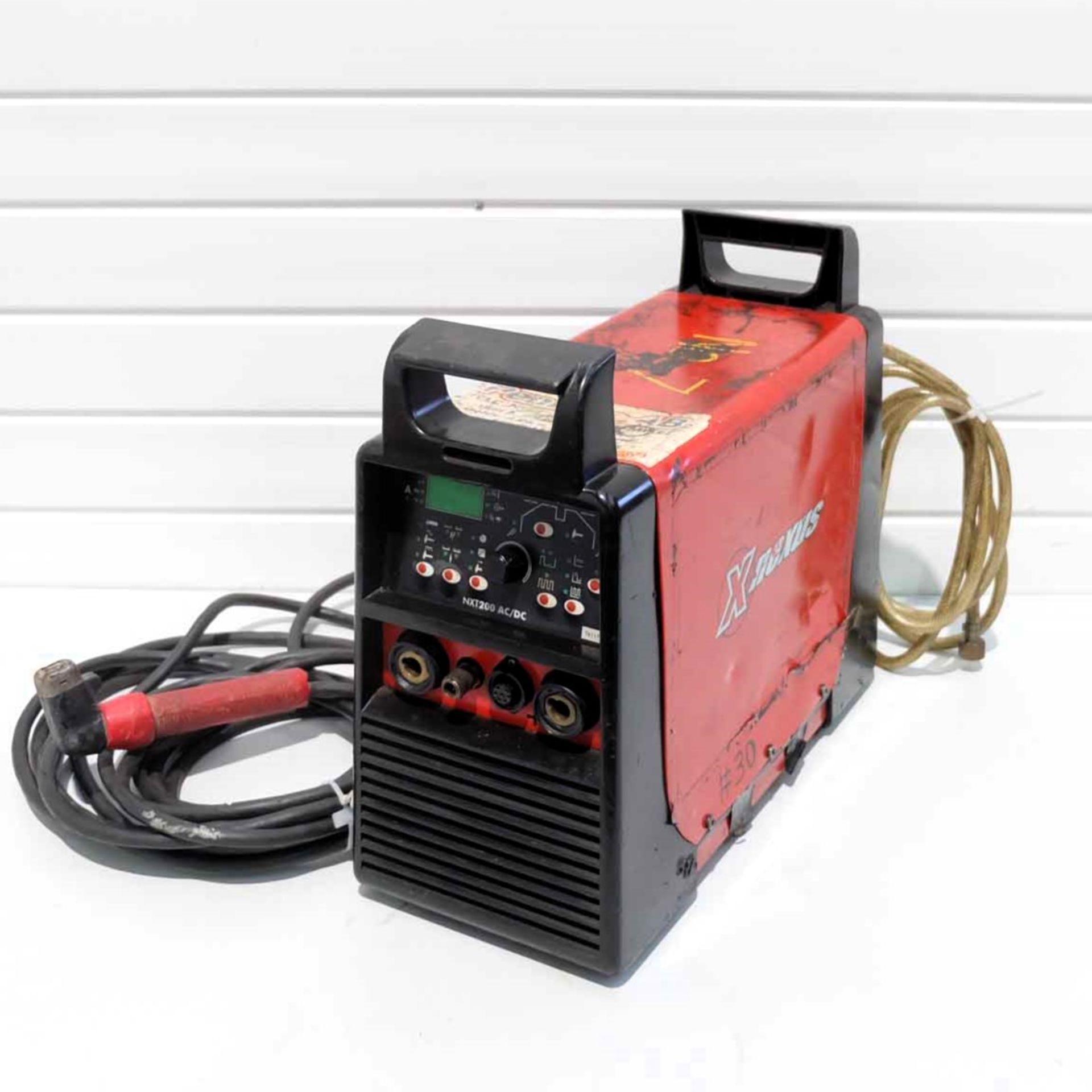 X Nexus NXT 200 AC/DC Tig Welder For Stainless, Steel & Aluminium. Current Range 7 - 200 Amp. Input:
