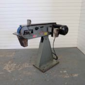 Bison Model Grimax Belt Grinder/Linisher. Belt Size 75mm Wide x 2000mm. Motor 3 Phase, 4HP. Belt Spe