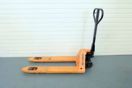 Load Surfer Pallet Truck. Capacity 2500kg. Length of Forks 1150mm. Width of Forks 525mm.