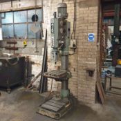 Ajax AJ40 Heavy Duty Pillar Drill. Drilling Capacity 40mm. Spindle Taper No.4 Morse. Spindle Speeds