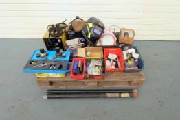 Quantity of Welding Spares & Sureweld 160 Welder. Includes Mig Wire, Tig Wire, Gauges,