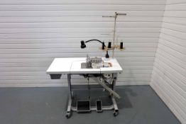 KANSAI Special Model JJ3014GE-O1H-2X4 4 Thread Industrial Sewing Machine. Max Sewing Speed 8000rpm.