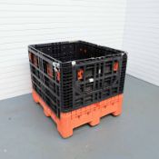 Collapsable Box. 1180mm x 980mm x 970mm High. Collapsed Height 290mm.