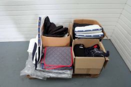 Pallet of Various Equestrian Mats & Blankets.