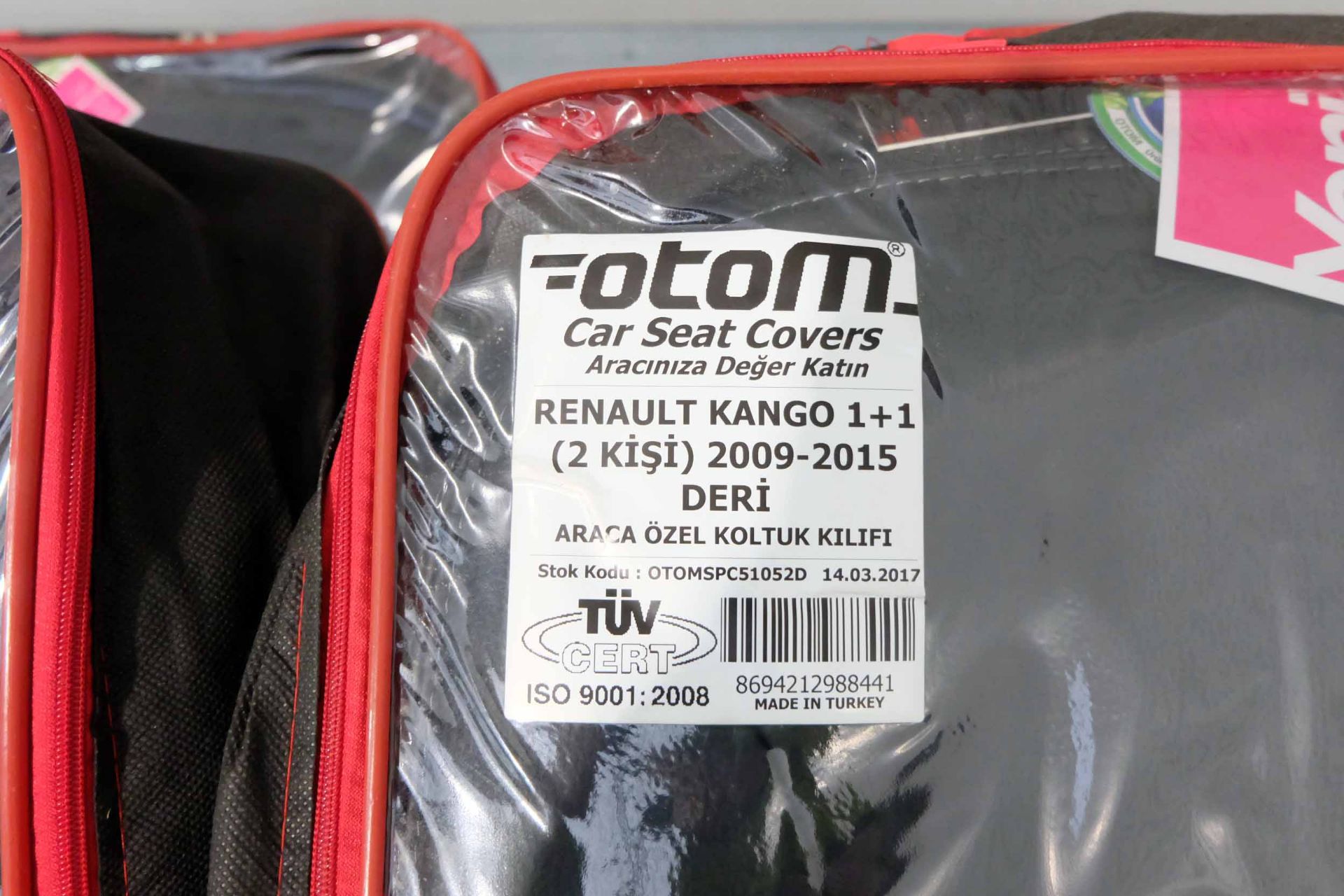 10 x Renault Kangoo Seat Covers. 2009 - 2015. Red, Grey, Blue. - Image 3 of 4