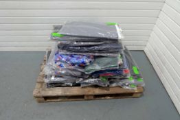 Pallet of Various Light Weight Seat Covers. Various Colours. To Suit: Mercedes Twin, Mercedes Driver