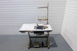 Brother 600UL 4 Thread Overlock (Top Feed) Industrial Sewing Machine. Fabric Trimming Blade.