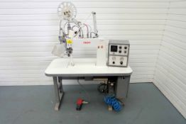 PFAFF 8304/002 Heat Sealing Machine with Hot Wedge. Hot Wedge Temp up to 600 deg C. Heat Sealing Spe