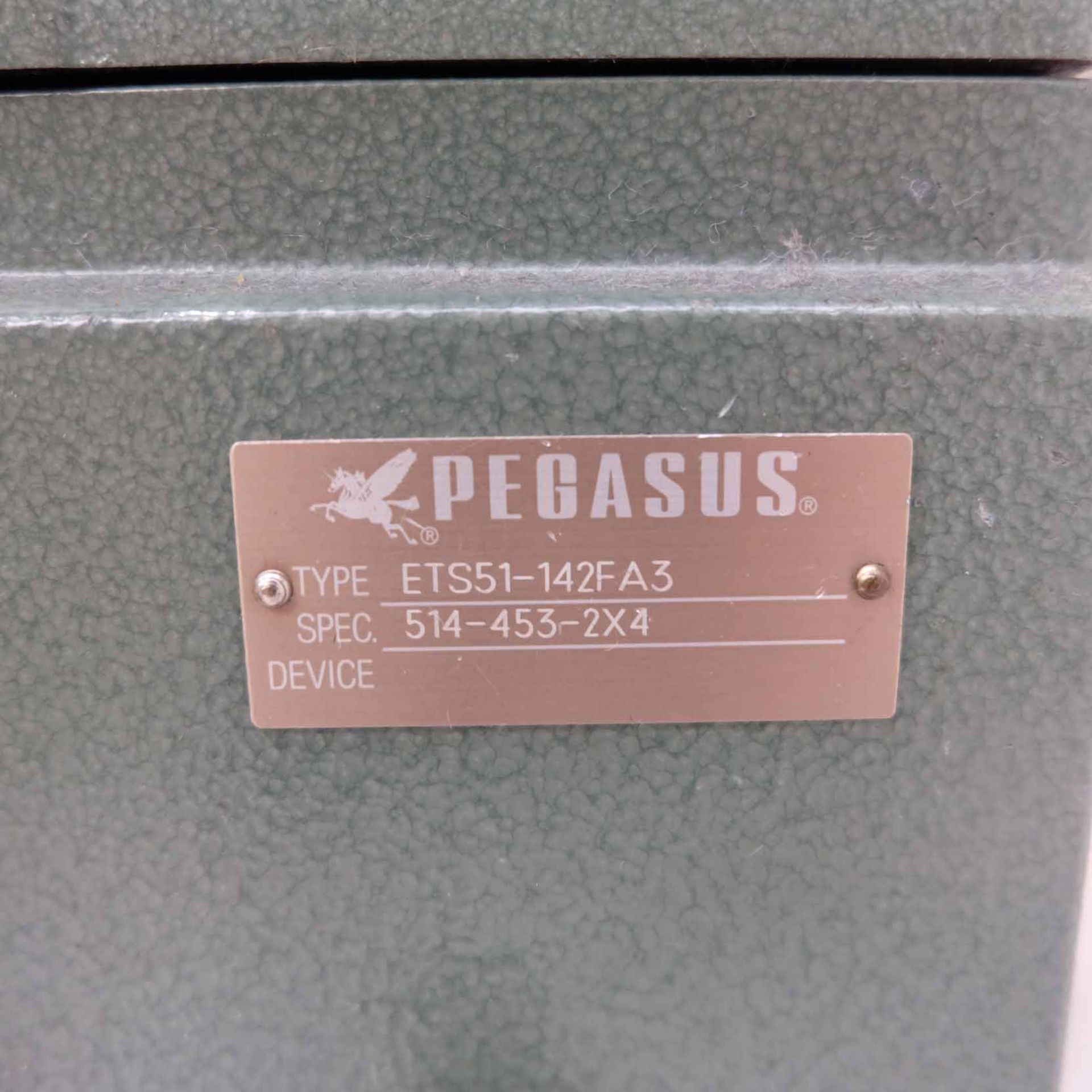 Pegasus Type ETS51-142 FA3 Industrial 4 Thread Overlock Sewing Machine. Spec: S14-453-2X4. - Image 6 of 11