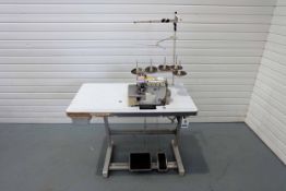 Brother EF4 V51 V Series 4 Thread Overlock Sewing Machine. Fabric Trimming Blade. Foot Lifter.