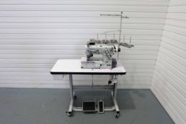 Typical Type GK335 Chainstitch Machine. Stitch Type 605 (Cover Stitch). Max. Sewing Speed 6,000spm.