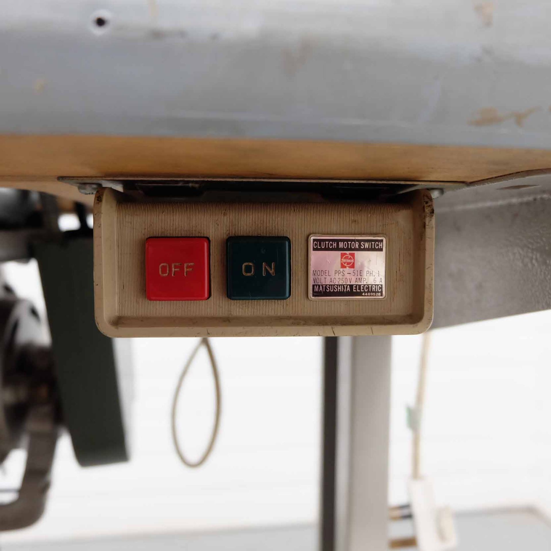 Pegasus Type ETS51-142 FA3 Industrial 4 Thread Overlock Sewing Machine. Spec: S14-453-2X4. - Image 10 of 11