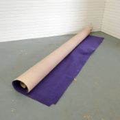 Roll End of Double Decade Carpet. Purple. Size 6m x 3.66m Approx.