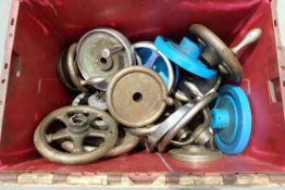 Box of Machine Handles. Various Sizes With Various Bores.